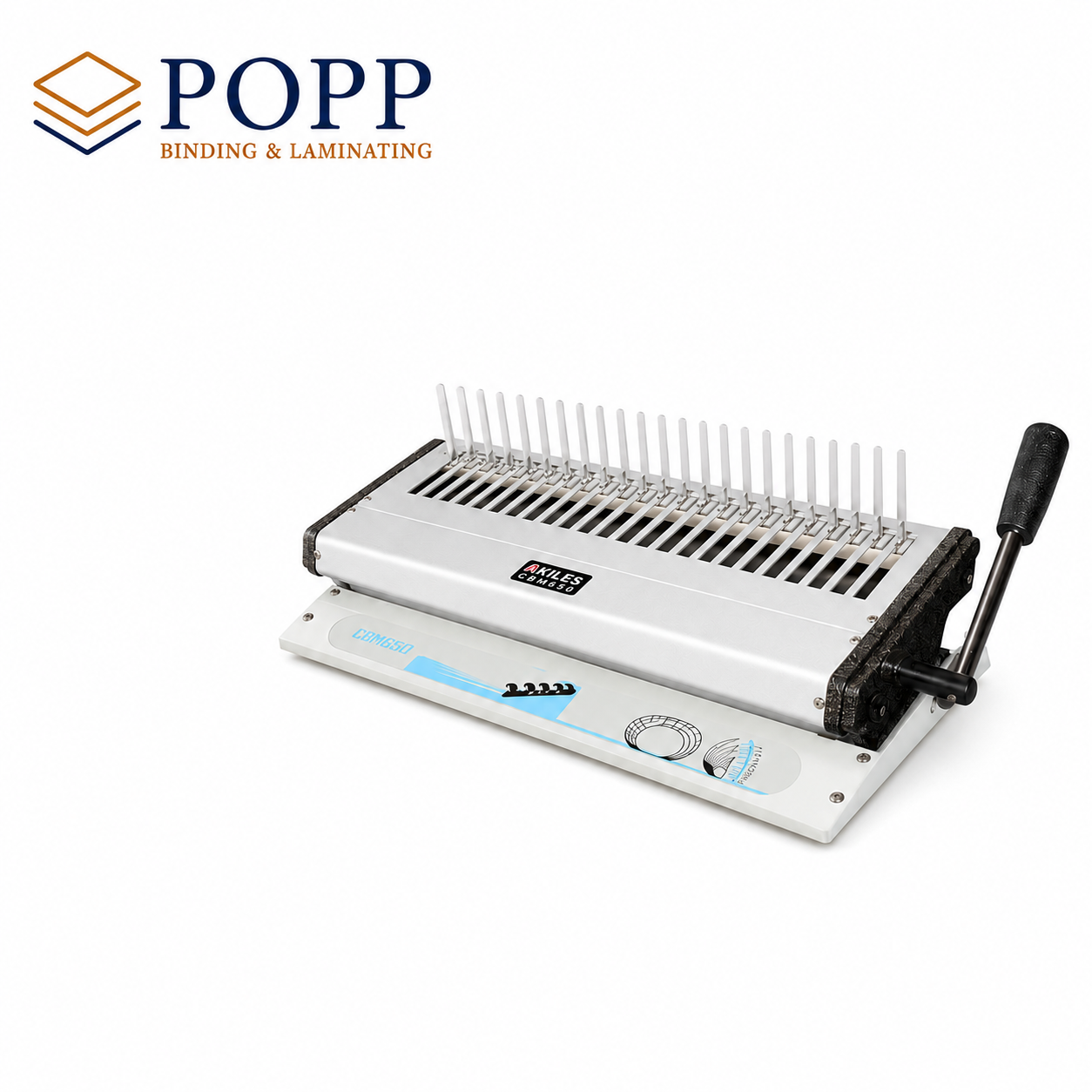Akiles EcoBind-CBM650, High-Capacity 20-Sheet Punch