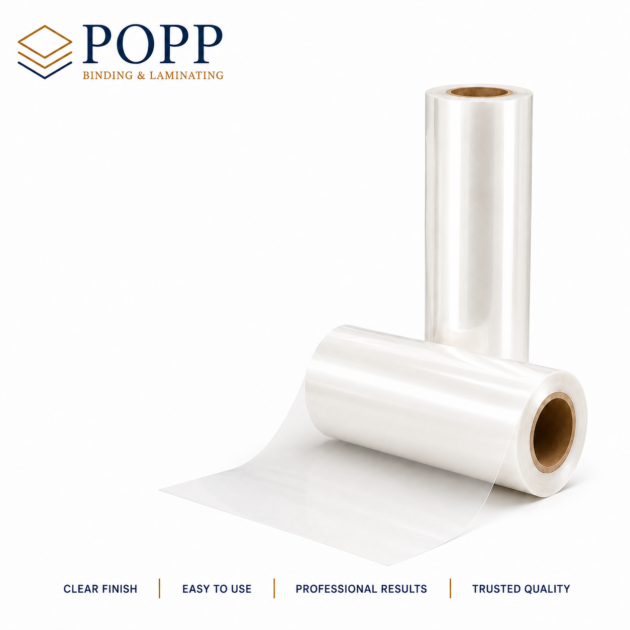 Premium-Grade Clear Roll Laminating Film, Clearance