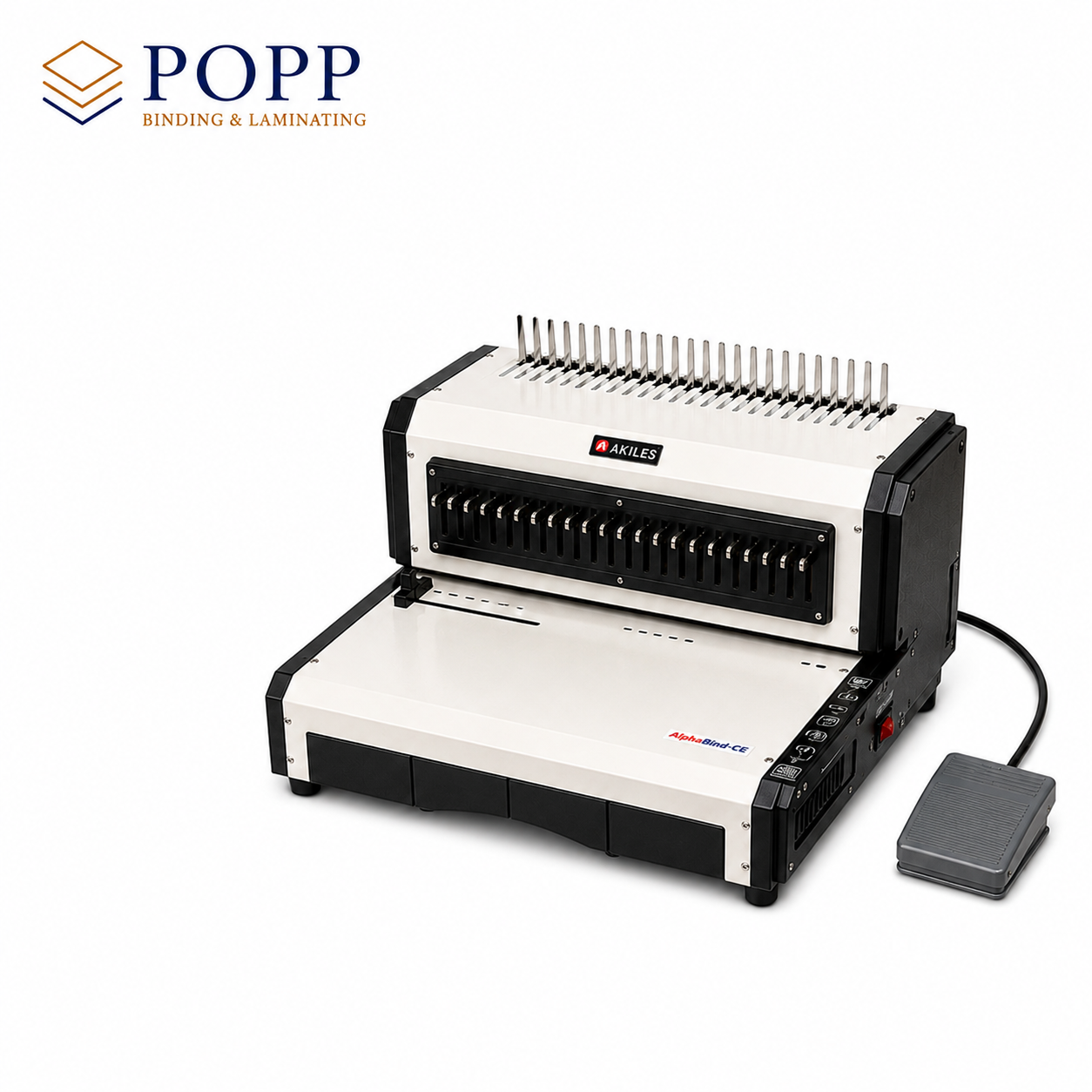 Akiles AlphaBind-CE, Heavy-Duty Electric Comb Binding Machine