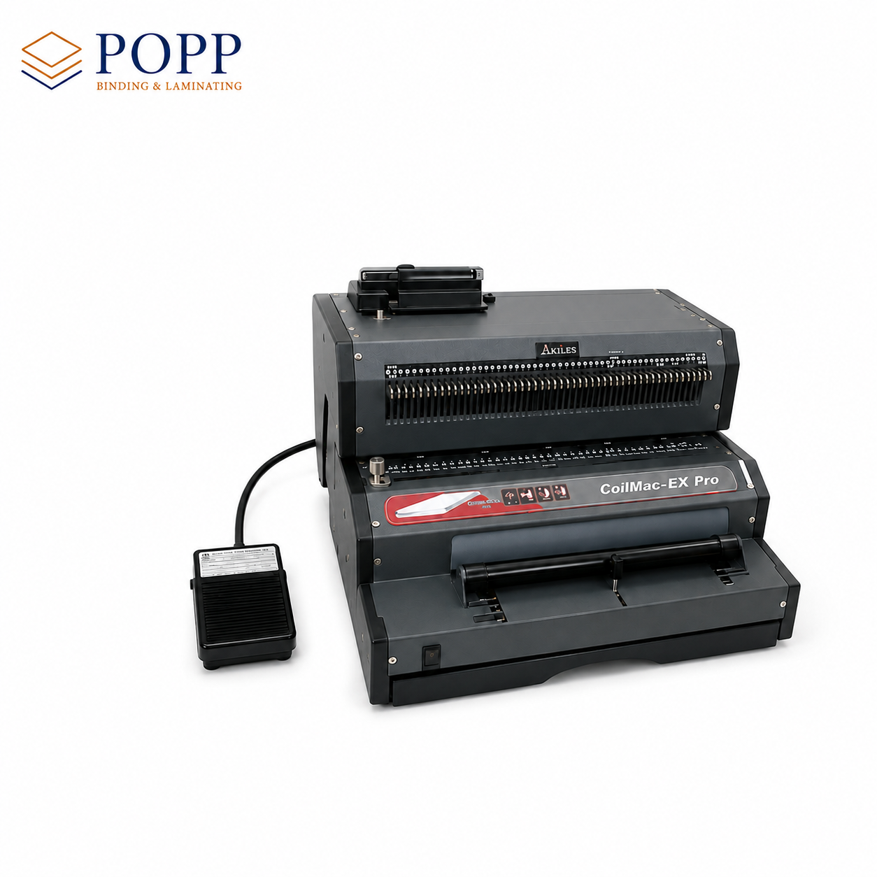Akiles CoilMac-EX Pro, All-Electric Coil Binding Machine