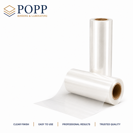 Premium-Grade Clear Roll Laminating Film, Clearance
