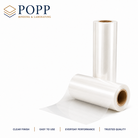 General Purpose Clear Roll Laminating Film, 2-1/4 Inch Core Clearance