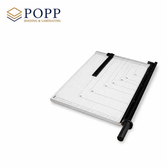 OffiTrim Plus Heavy-Duty Paper Cutter, Commercial Bench Guillotine