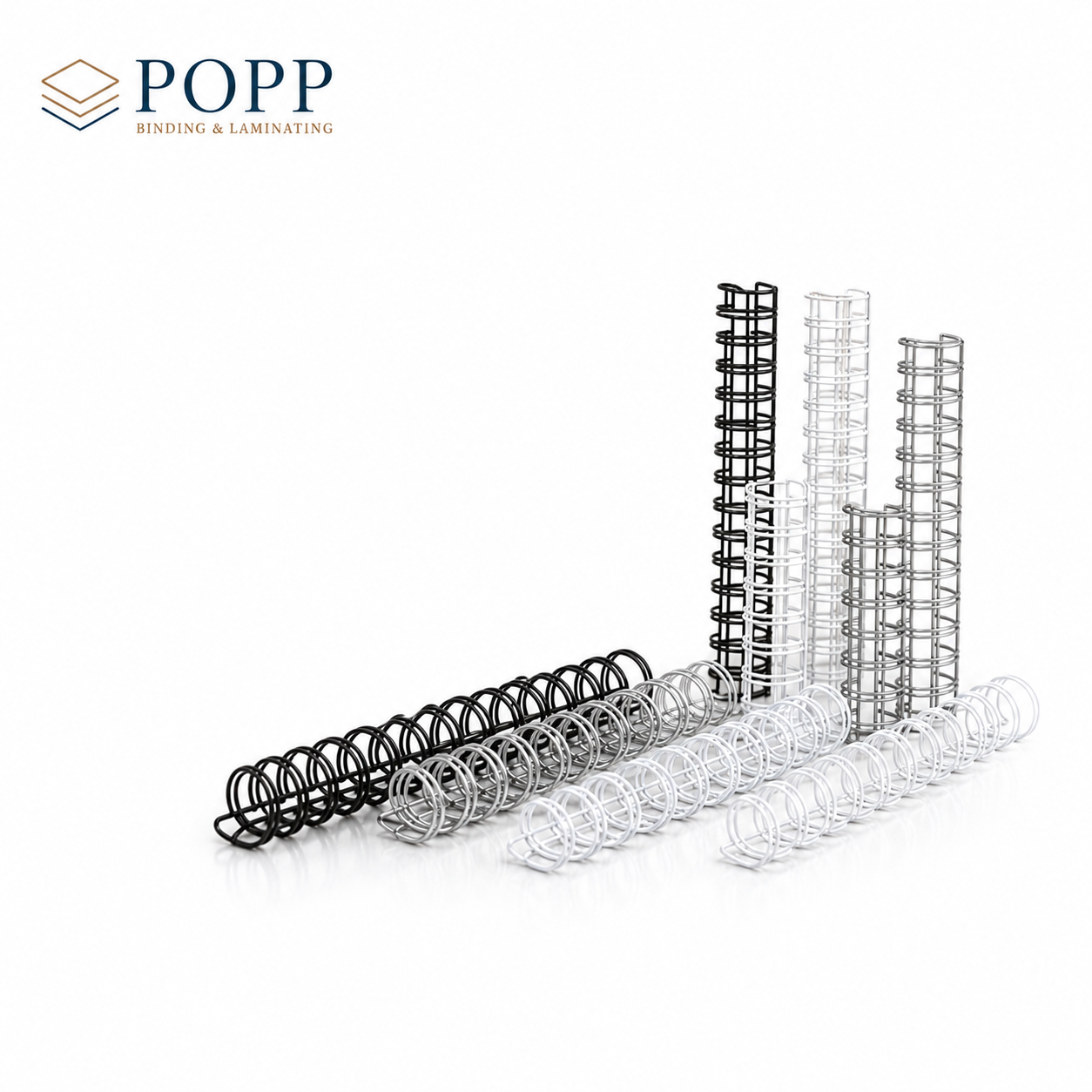 Premium Double-Loop Wire Bindings, 100-Count Bulk Box