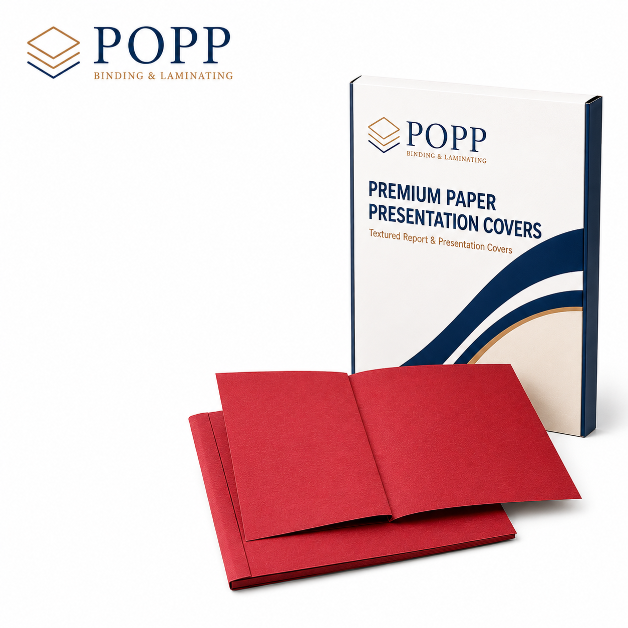 Premium Paper Presentation Covers, Bulk Sheet Backing