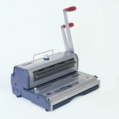 Double loop wire binding punch & closer machine