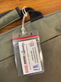 ID tag for backpacks, duffle bags