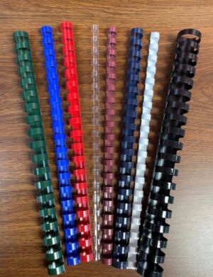 Comb binding 19 ring Black