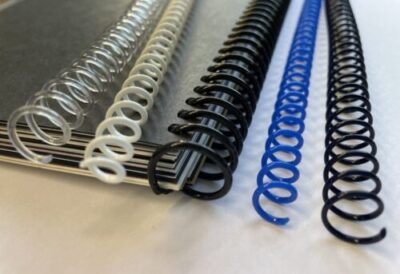 12" coil bindings in a 4:1 pitch